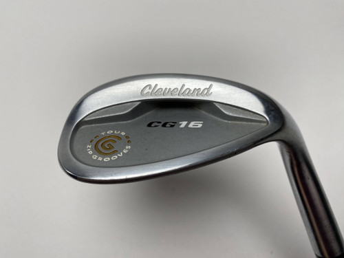 Cleveland CG16 Satin Chrome 60* 12 Traction Wedge Steel Mens RH Oversize Grip, 1 of 12