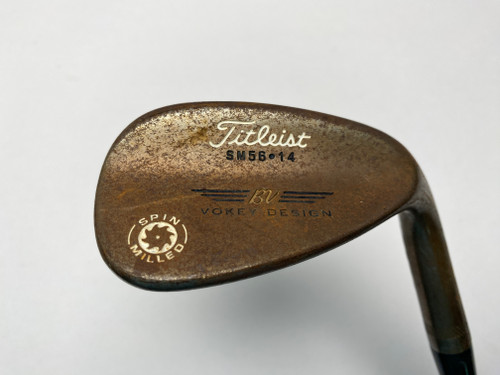 Titleist 2009 Vokey Spin Milled Oil Can 56* 14 True Temper Dynamic Gold Wedge RH, 1 of 12