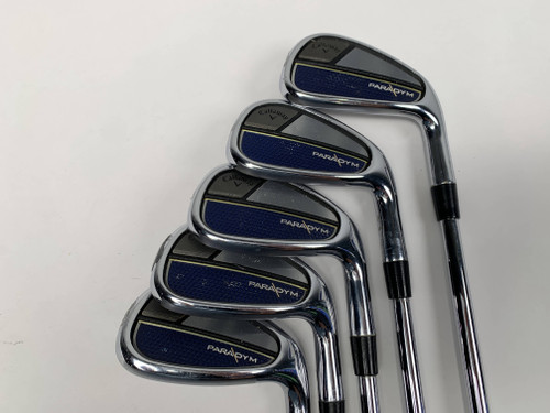 Callaway Paradym Iron Set 7-PW+AW NS Pro Modus 3 Tour 105 Stiff Steel Mens RH, 1 of 12