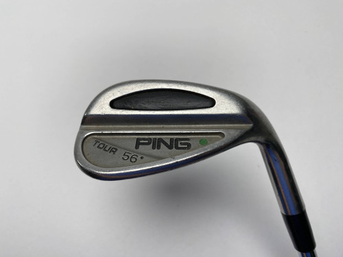 Ping Tour Chrome Sand Wedge 56* Green Dot 2* Up Wedge Steel Mens RH, 1 of 12