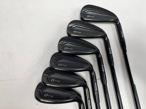 Ping G710 Iron Set 7-PW+UW+SW Alta Distanza Senior Graphite Mens RH +1/2", 1 of 12