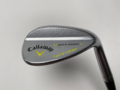 Callaway Mack Daddy 2 Tour Grind Chrome 58* 9 T-Grind True Temper DG Wedge RH, 1 of 12