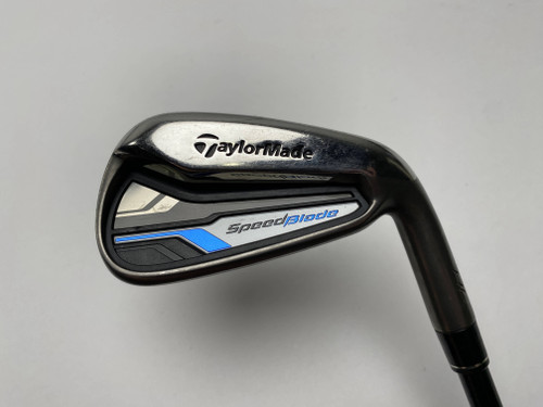 TaylorMade Speedblade Single 6 Iron VeloxT Uniflex Graphite Mens RH, 1 of 12