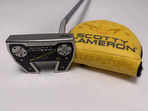 Scotty Cameron 2021 Phantom X 5.5 Putter 34" SuperStroke Wrist Lock Mens RH HC, 1 of 12