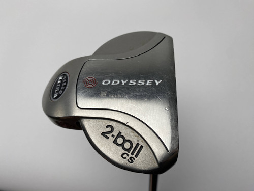 Odyssey White Steel 2Ball Center Shaft Putter 35" Mens RH, 1 of 12