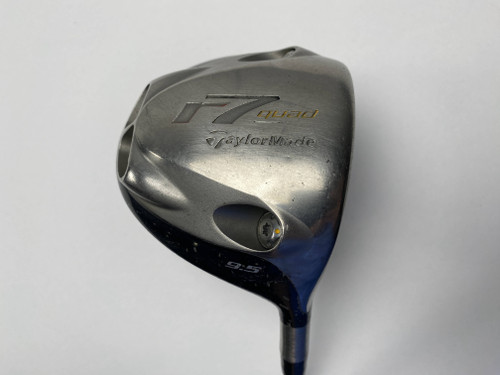 TaylorMade R7 Quad Driver 9.5* MAS2 65g Stiff Graphite Mens RH, 1 of 12