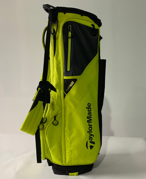 TaylorMade 2022 FlexTech Stand Bag Neon Yellow 5-Way Divide Dual Strap Golf Bag, 1 of 12