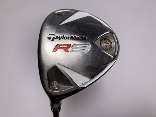 TaylorMade R9 3 Fairway Wood 15* Fujikura Motore 70g Regular LH Midsize Grip, 1 of 12