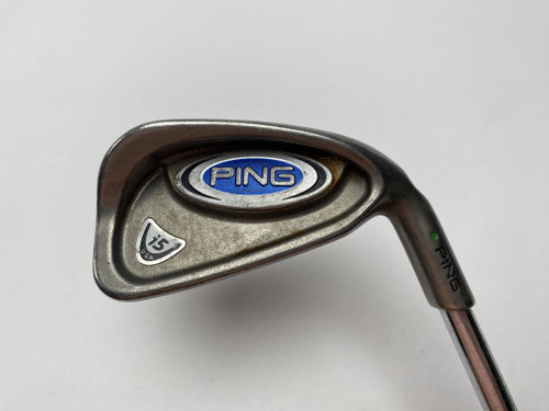 Ping i5 Single 4 Iron Green Dot 2* Up Regular Steel Mens RH, 1 of 12