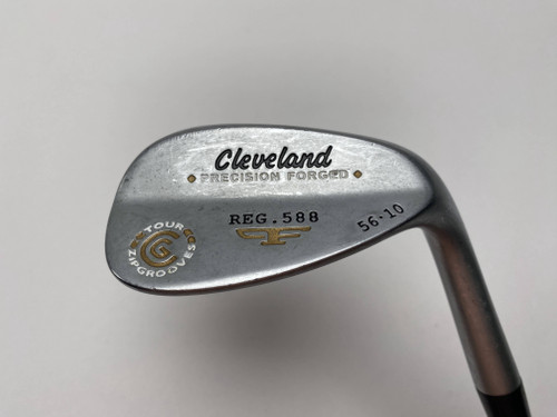 Cleveland 2012 588 Chrome 56* 10 True Temper Tour Concept Wedge Steel Mens RH, 1 of 12