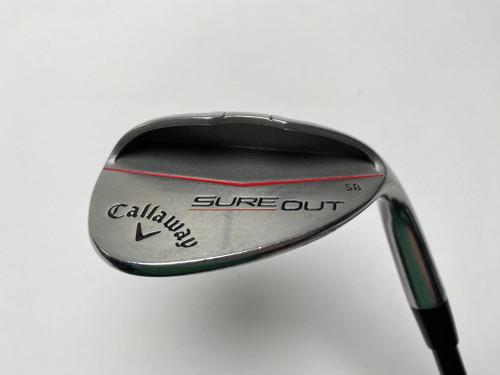 Callaway Sure Out Wedge 58* UST Mamiya 65g Wedge Graphite Mens RH Midsize Grip, 1 of 12