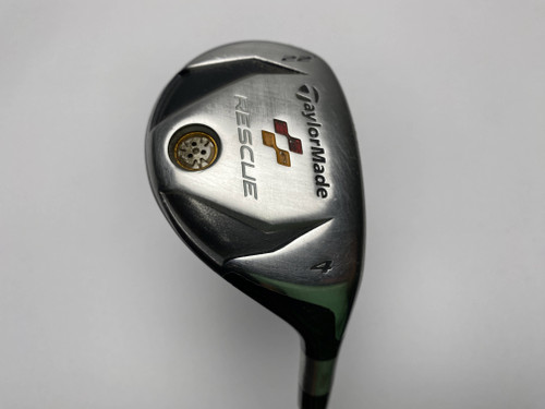 TaylorMade 2009 Rescue 4 Hybrid 22* REAX 65g Stiff Graphite RH Oversize Grip, 1 of 12