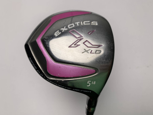 Tour Edge Exotics XLD 5 Fairway Wood 18* Graphite Design Exotics XLD Ladies RH, 1 of 12