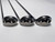 Callaway FT Hybrid 2008 Hybrid Set 2 3 4 18* 21* 24* Fujikura Fit On M Mens RH, 1 of 12