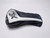 XXIO Black X 3 Fairway Wood Headcover Black White HC NEW, 1 of 12