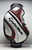 TaylorMade Milled Grind Staff Bag White/Red 6-Way Divide Single Strap Golf Bag, 3 of 12