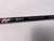Mitsubishi Chemical Kai'li Red 60g Regular  Driver Shaft 46.75"-TaylorMade, 2 of 12