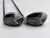 TaylorMade RocketBallz Stage 2 4 & 5 Hybrid Set 22* 25* RocketFuel 45g Ladies RH, 1 of 12