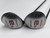 TaylorMade Burner 2008 3 & 5 Fairway Wood Set 15* 18* REAX 49g Regular LH, 1 of 12
