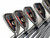 TaylorMade Burner Plus Iron Set 4-PW+AW Burner 85g Regular Steel Mens RH +1/2", 3 of 12
