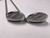 TaylorMade Kalea Ladies Hybrid Iron Set 4H-5H 6-PW+SW 45g Ladies RH No 7 iron, 2 of 12