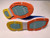 G/Fore MG4+ Golf Shoes Blue Orange Exotic Men's SZ 10 (G4MF21EF31), 5 of 12