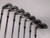 LEFTY Wilson Dynapwr Iron Set 4-PW KBS Max Ultralite Stiff Steel Mens LH, 1 of 12