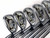 TaylorMade R7 TP Iron Set 3-PW True Temper DG S300 Stiff Steel RH Midsize Grips, 3 of 12