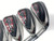 Callaway Razr X HL Iron Set 6-PW+SW 50g Ladies Graphite Womens RH, 2 of 12