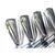 TaylorMade RocketBladez Iron Set 4-PW KBS Tour Stiff Steel Mens RH, 3 of 12