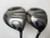 Orlimar Hipsteel 3 & 5 Fairway Wood Set 14* 18* 70g Senior RH Oversize Grips (DPVKL4BWB22R)