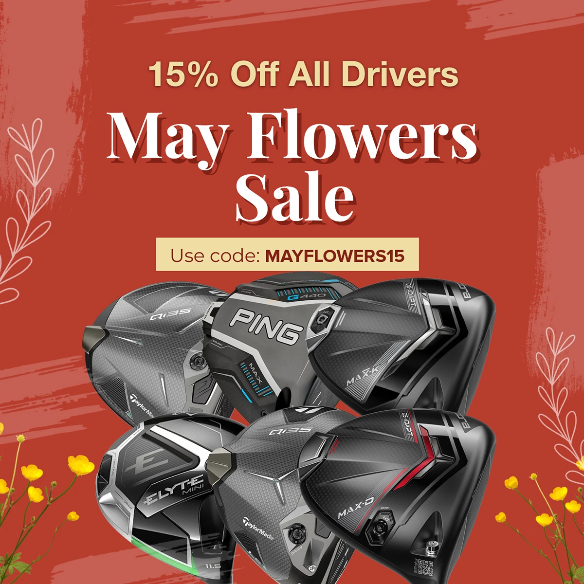 May Flowers Sale Banner