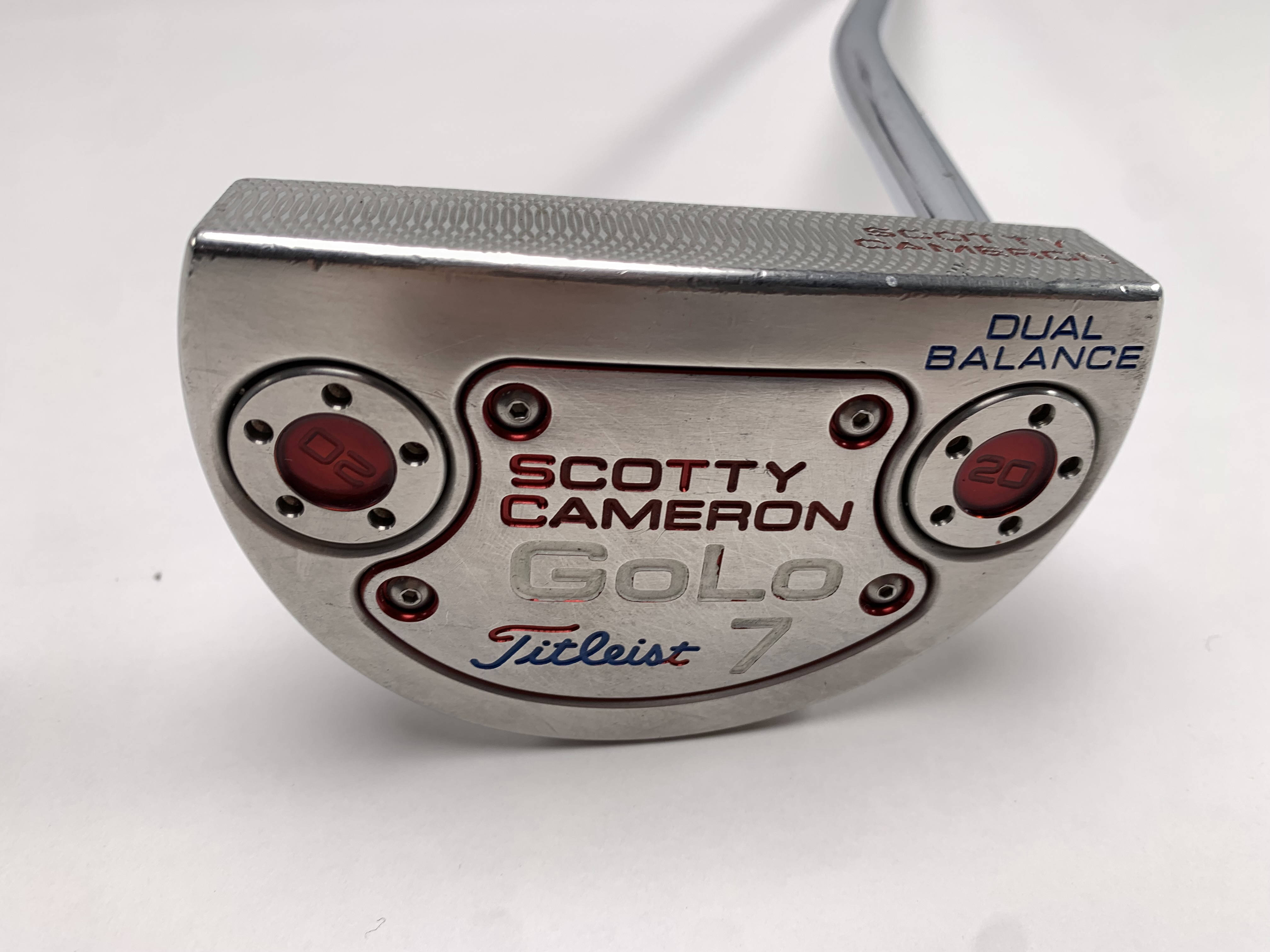 Used Scotty Cameron 2014 Golo 7 Dual Balance Golf Putters | StickHawk