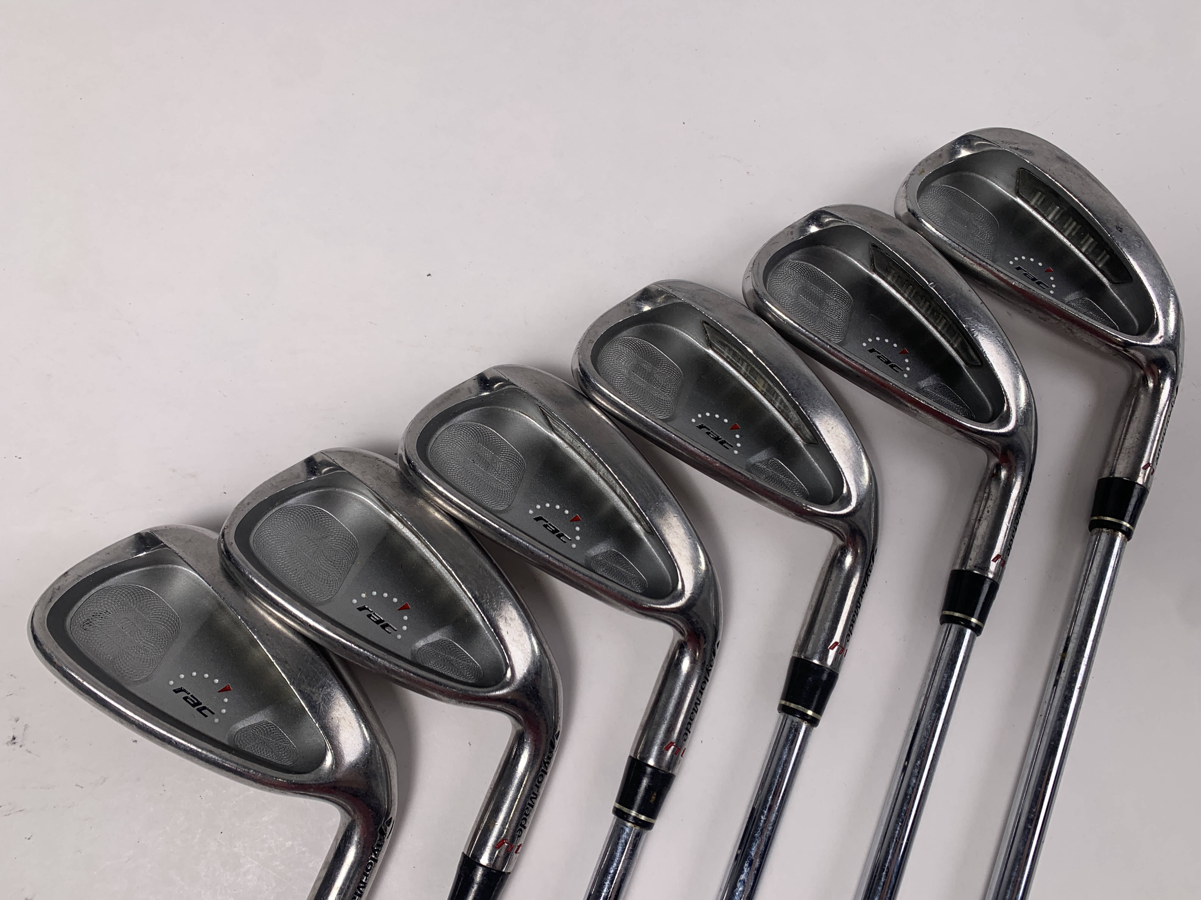 TaylorMade Rac HT Iron Set 3-9 Light Metal 95g Stiff Steel Mens RH