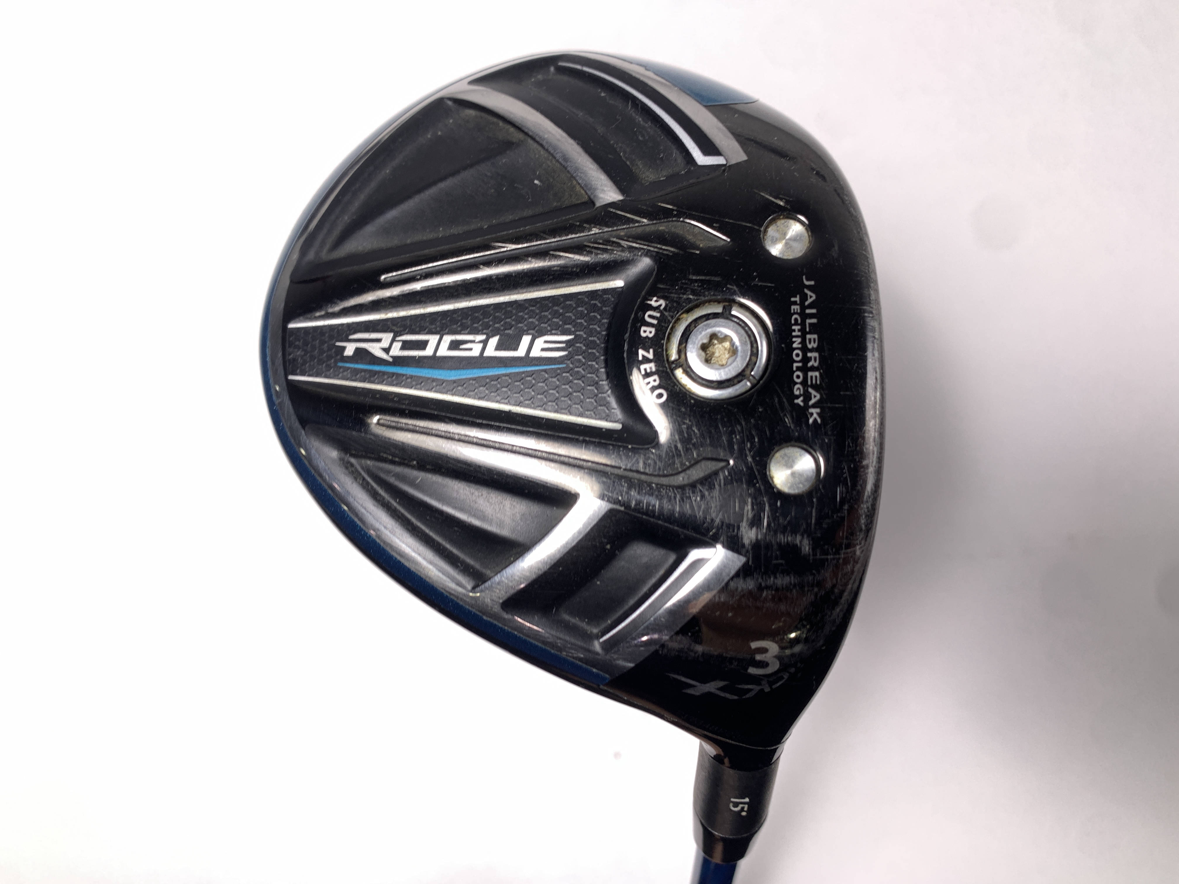 Used Callaway Rogue Sub Zero Golf Fairway Woods | StickHawk