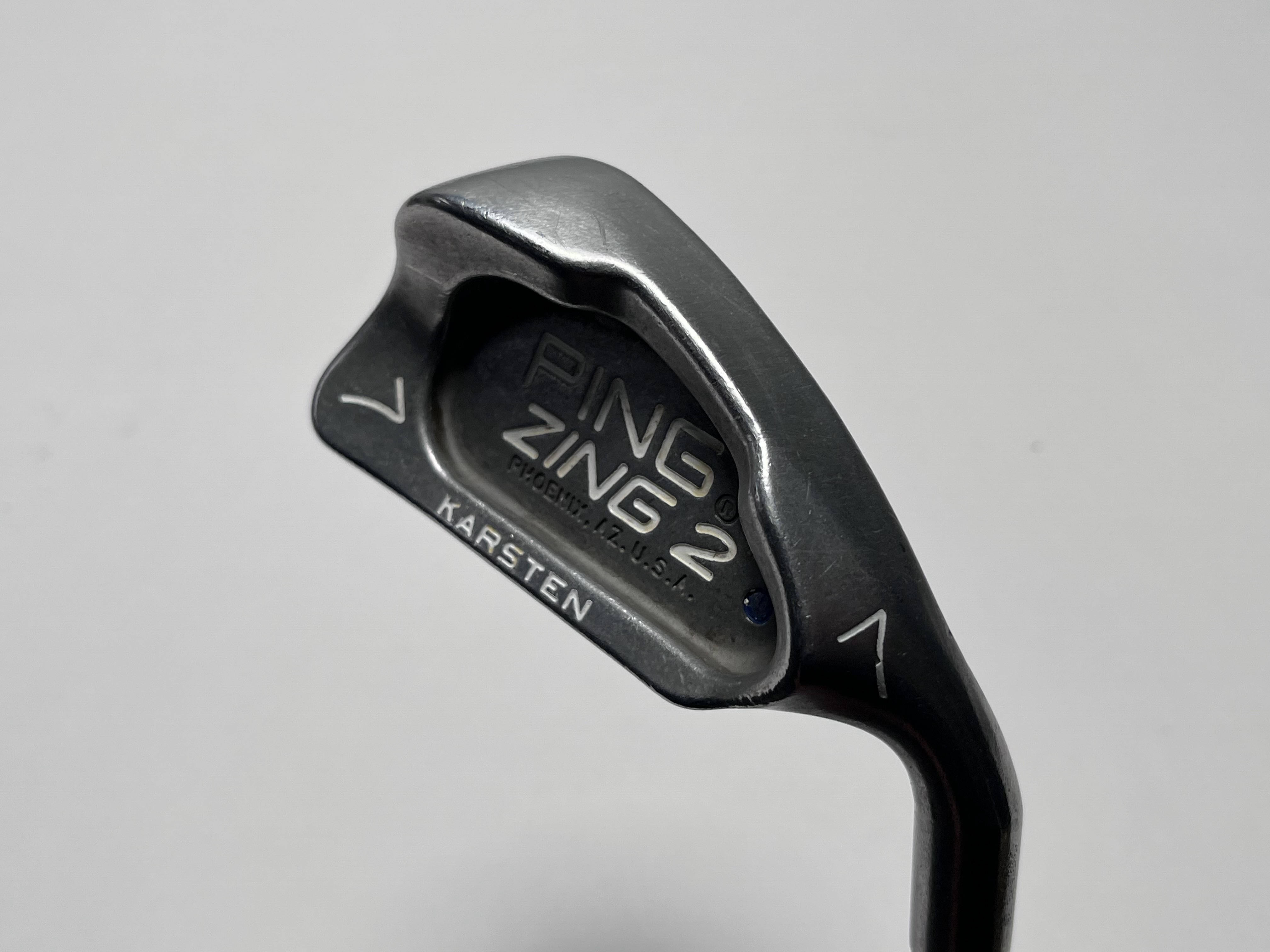 Ping Zing 2 Single 7 Iron Blue Dot 1* Up G Loomis Stiff Graphite