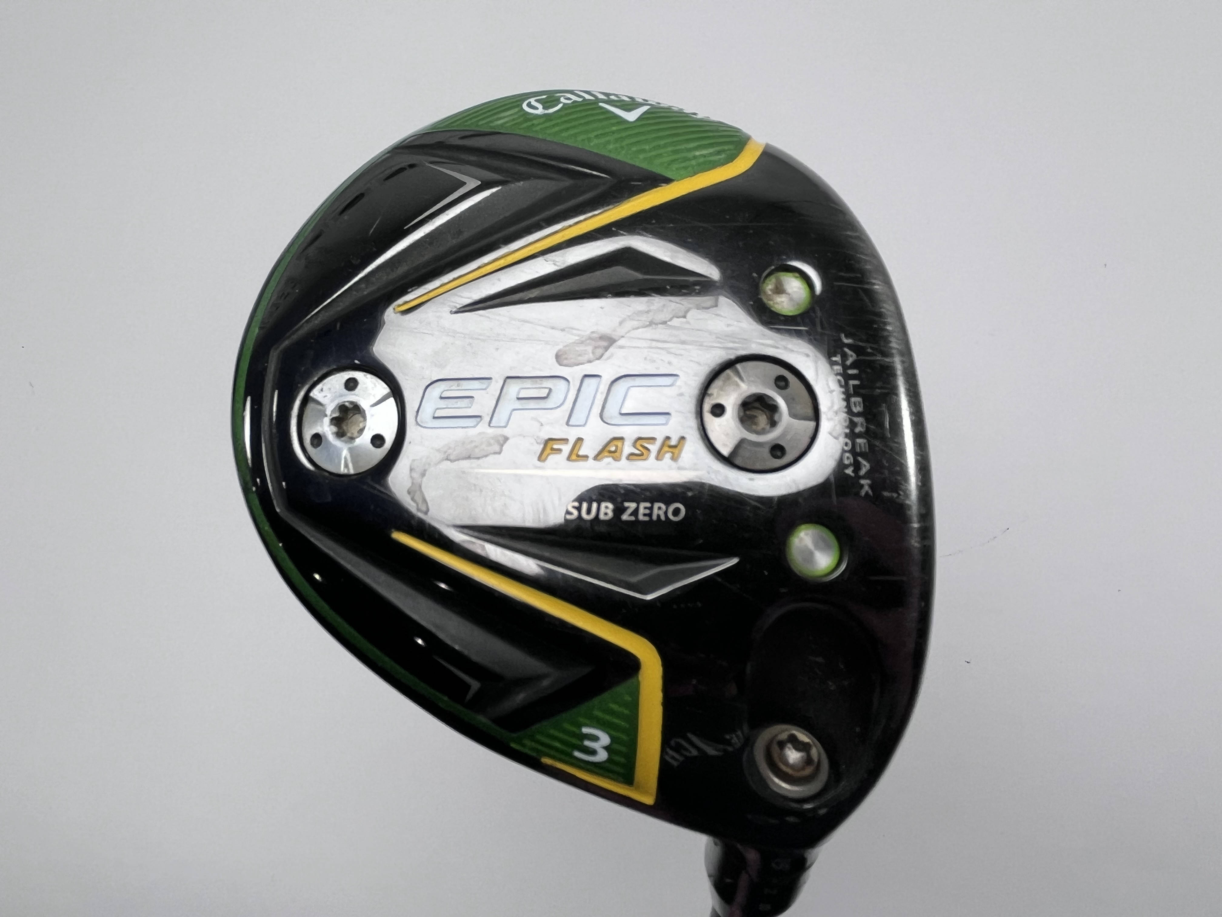 Used Callaway EPIC Flash Sub Zero Golf Fairway Woods | StickHawk