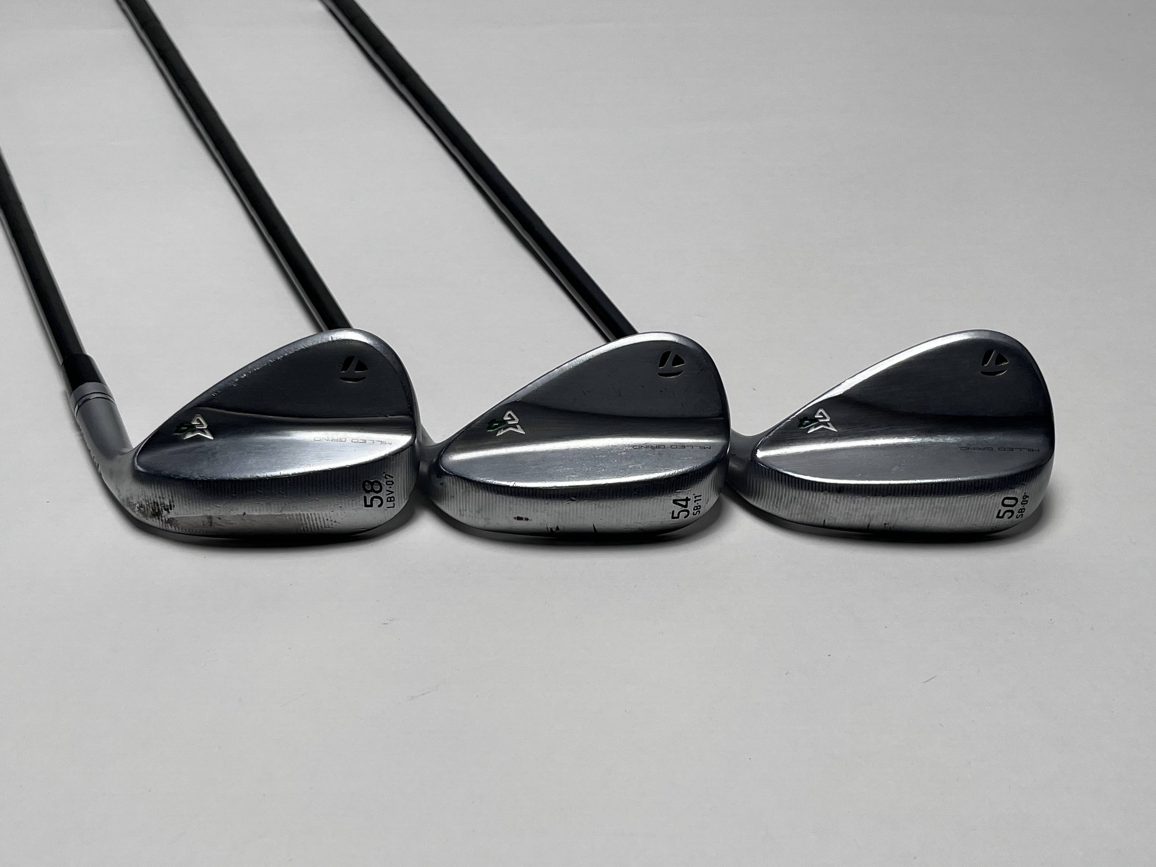 中古品TaylorMade MILLED GRIND 4 50度 SB-09 Used TaylorMade Milled Grind 4 Chrome Golf Wedges | StickHawk