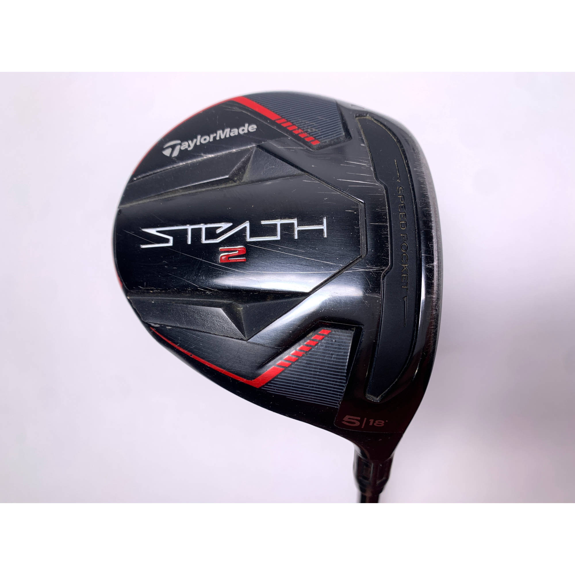 TaylorMade Stealth 2 5 Fairway Wood 18* HZRDUS RDX Smoke Red 5.5