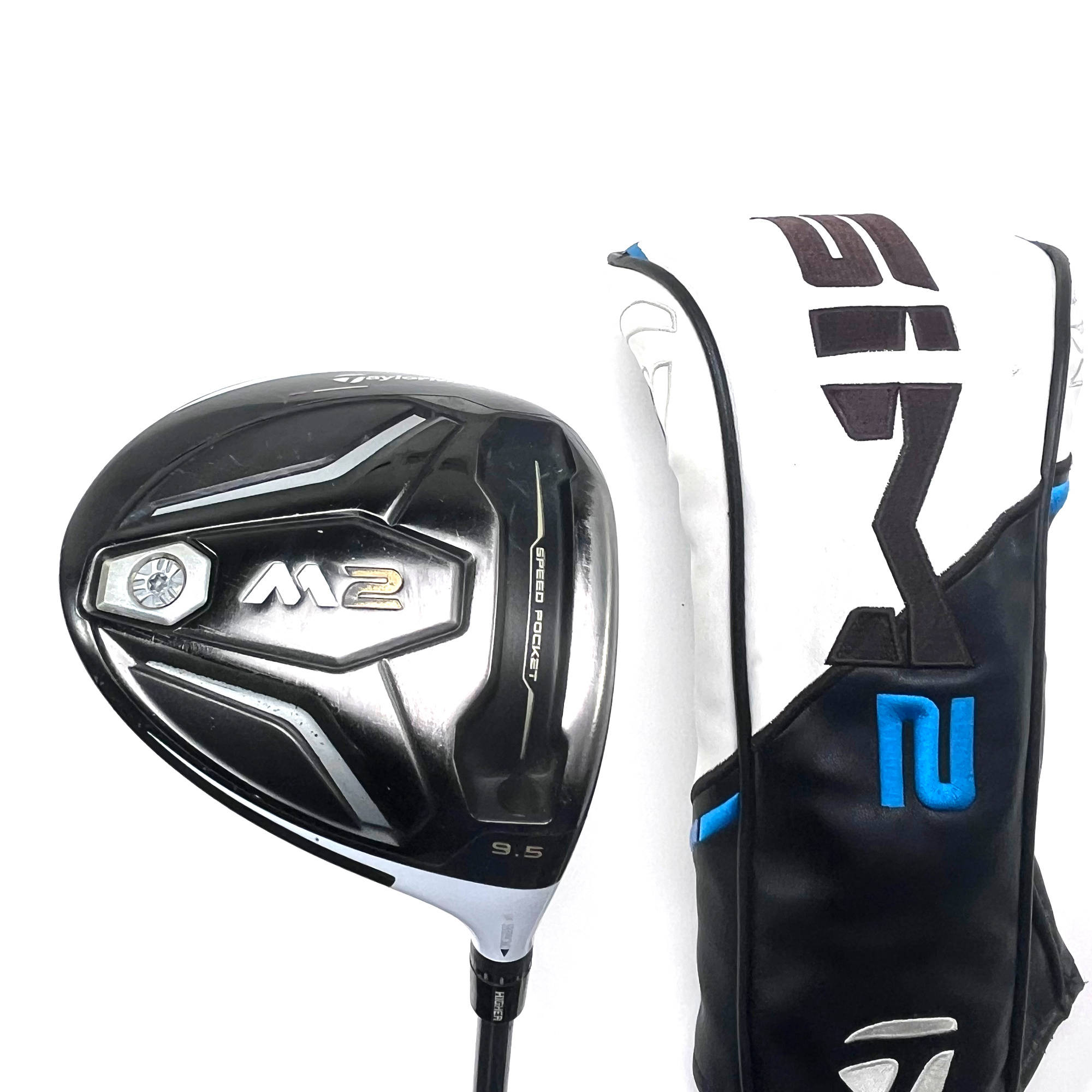 TaylorMade M2 Driver 9.5* Matrix Ozik MFS 50x4 White Tie 50g