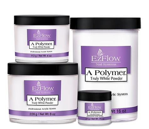 EzFlow A Polymer Powder in Truly White Lynamy Beauty Supply