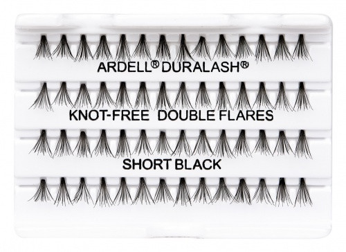 Ardell Double Up Individual Knot-Free Double Flare Lash in Short Black ...