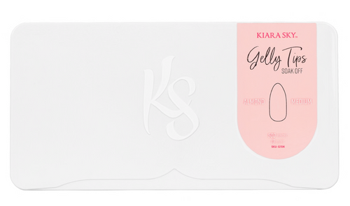 Kiara Sky Gelly Tips Box - Medium Almond Kiara Sky Gelly Tips Box - Medium Almond