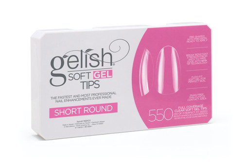 Gelish Soft Gel Tips - Short Round Gelish Soft Gel Tips - Short Round