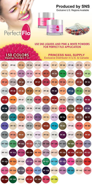 Sns Dip Color Chart