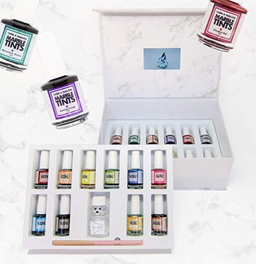 Cheri x Nailjob Marble Tints Full Kit 22pc
