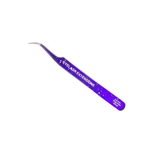 Eyelash Extension Purple Tweezer