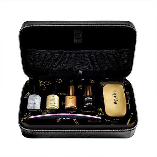 Aprés Nail Gel-X Nail Extension Kit (Black Case) - Lynamy Beauty