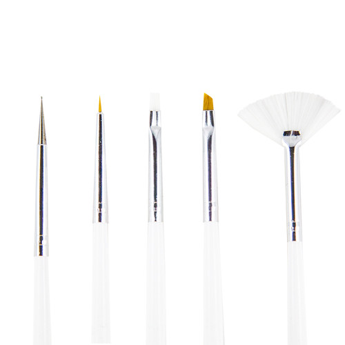 5 Nail Art Brushes Pack Lynamy Beauty Supply
