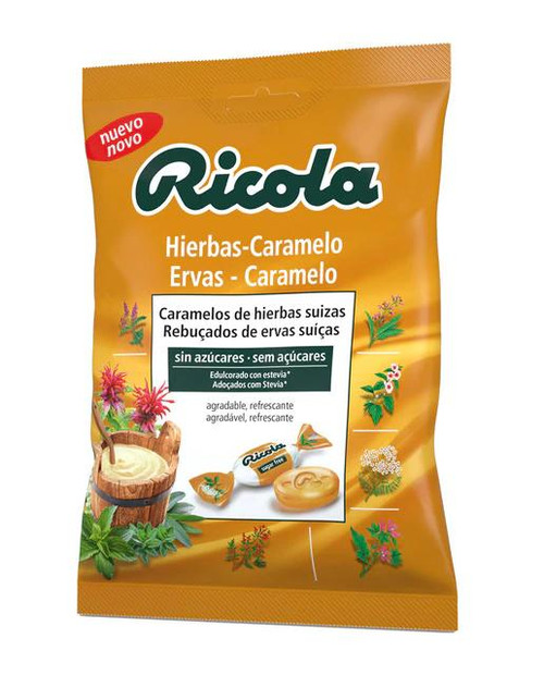 Caramelos hierbas caramelo sin azúcar (con estevia) ricola